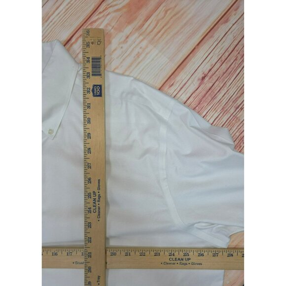 Brooks Brothers Non-Iron Stretch White Dress Shirt 17.5-36/37 XXL - Picture 7 of 7